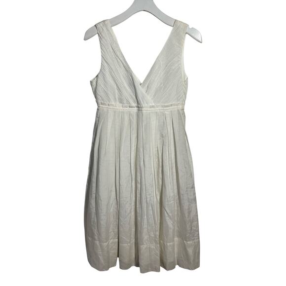 GAP Dresses & Skirts - GAP White Empire Waist Dress Y2K 6 Sleeveless Summer‎ Sundress Romantic Boho